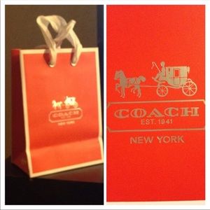 Coach gift bags
